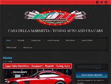 Tablet Screenshot of casadellamarmitta.com